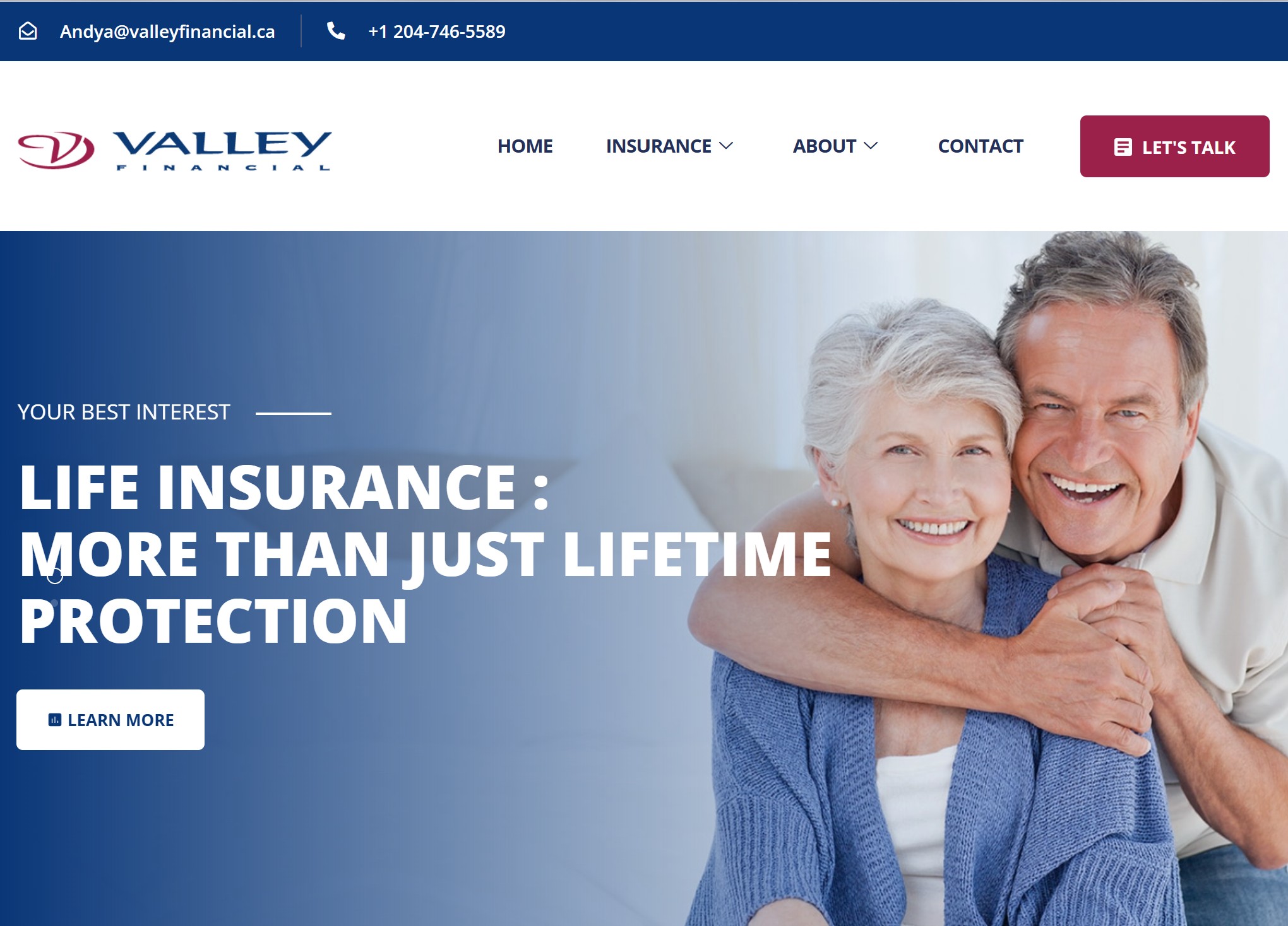 valleyfinancial.ca website